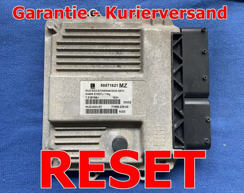 Reset ecu corsa 3 cdti - reset,