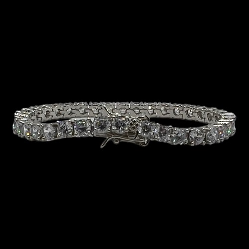 Iced out tennis bracelet - iced,