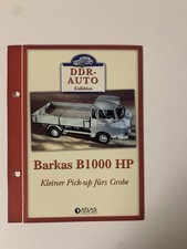 Atlas Karlas B1000 HP Datenblatt Prospekt Literatur Auto Broschüre DDR