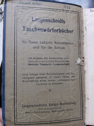 Rarität langenscheidts - rarität,