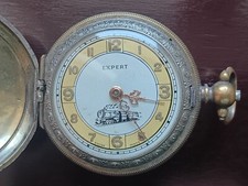 EXPERT  Eisenbahner Taschenuhr ca. 1915