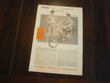 Victoria Moped "Tory", original Prospekt von ca. 1955