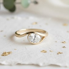 1.50 Karat Moissanit Oval