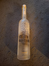 Belvedere Vodka LEER 0,7l Organic Leere Flasche Deko