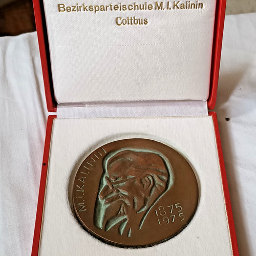 Ddr medaille kalinin - ddr, "m.i.kalinin