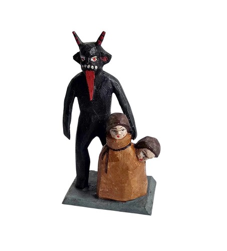 Grulicher teufel krampus - teufel, /