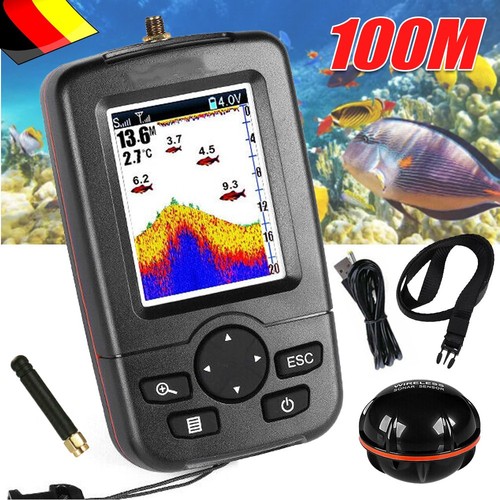 100m tragbar fischfinder - 100m,