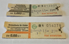 Fahrkarte Sammelkarte Erwachsene + Kinder , Barsinghausen DB ÜSTRA RVH VB StM