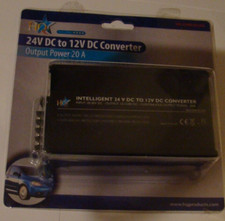 Gleichstrom Spannungswandler 24V zu 12 Volt / 20 A /   Neu + OVP