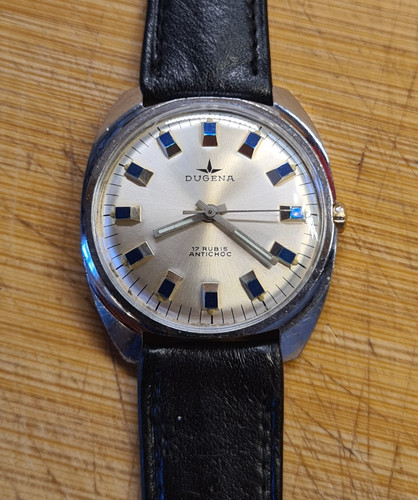Dugena vintage armbanduhr uhr - armbanduhr,