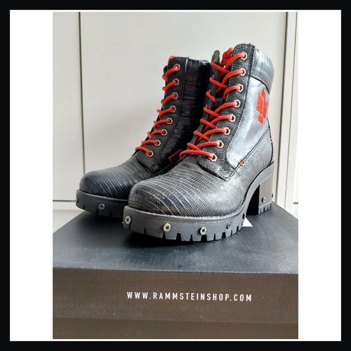 Rammstein modell boots schwarz - rammstein,
