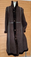 Echter Lammfellmantel  Gr. 40 Braun  Maße siehe Beschreibung