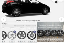 4 Winterreifen KOMPLETTSATZ 225/45R 17Zoll 94V+ALUFELGEN,7Jx17 Zoll,LK5/114,3mm