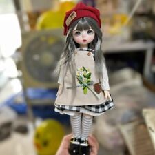 1/6 BJD Doll Ball Joints Mädchenpuppe Eye Face Makeup Clothes Full Set