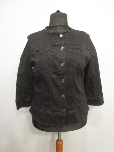Monari jeans jacke pailetten - monari,