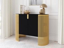 Kommode Tosian Gold mit 2