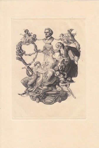 Exlibris bookplate - exlibris,