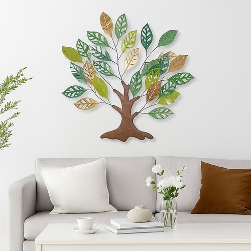 Wanddeko baum metall 89x86 - 89x86, cm