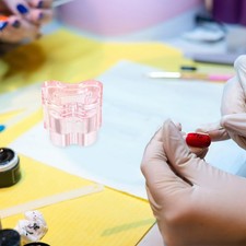  Maniküre Glas Nagel Tasse