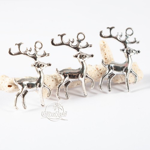 Schmuck anhänger rentier - 3x,