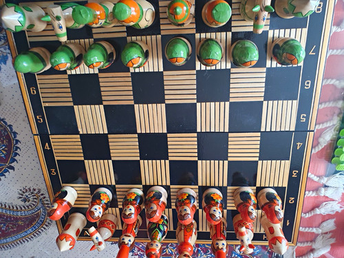 Holz schachspiel mit - holz,