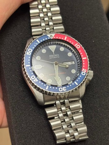 Seiko skx009 navy - navy, boy