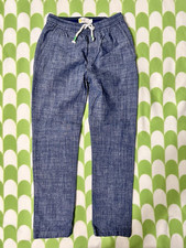 Mini Boden schicke Baumwoll Hose grau - blau, 8Yrs (128cm)