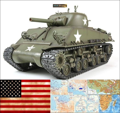 Tamiya us panzer sherman - tamiya, rc