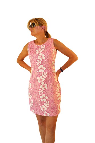 Original hawaii kleid rosa - hawaii,