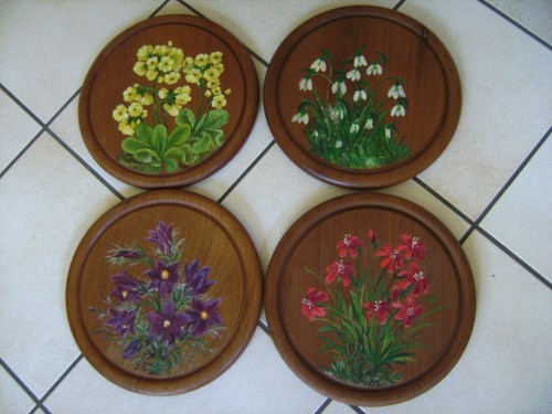 Holzbilder blumen - -,