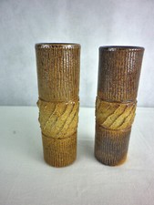 Vase tonvase schmal braun - vase,