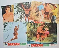 5x Aushangfotos TARZAN UND DER