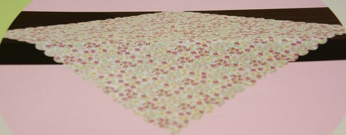 Mitteldecke 80x80cm blumen - mitteldecke,