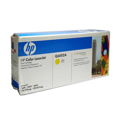 Toner q6002a 124a - hp, für