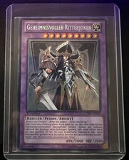 Yugioh Karte Geheimnisvoller Ritterjoker LCYW-DE051 1.Auflage 1996