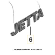 Jetta 2011 2018 typenschild - vw, 2011-2018