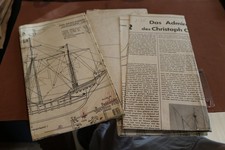 toller alter Modellbauplan 