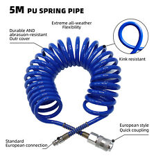 20bar Druckluft Spiralschlauch, 5M PU Material Druckluftschlauch für Kompressor