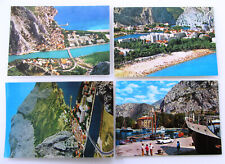 KROATIEN Postkarten Lot 4x Omiš Dalmatien Ansichtskarten Cards Postcards CROATIA