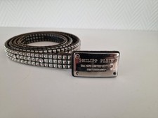 Philipp PLEIN  Ledergürtel Mit Steinen besetzt