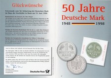 Deutsche Post Gedenkblatt "50