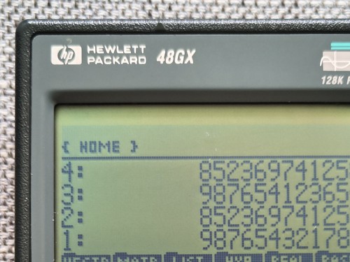 Hp48gx 128 ram - 128,