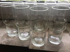 Konvolut DDR fest stabil 0,25 L Bier Limo Gläser Flasche Auflösung Getränke