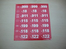 Playmobil, PL692, Aufkleber