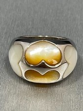 Perlmutt Ring Sterlingsilber