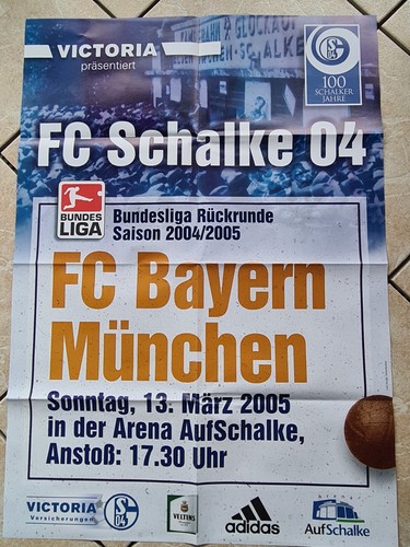 Plakat schalke bayern - plakat,
