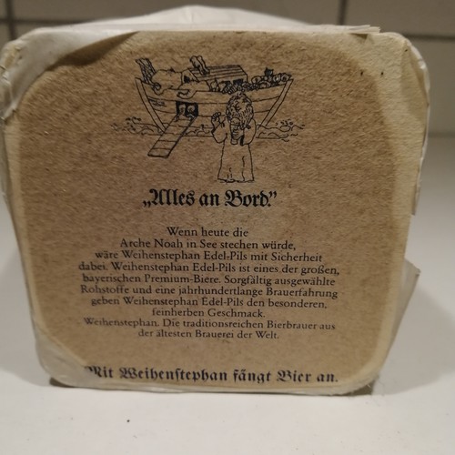 Bierdeckel weihenstephan 80er - bierdeckel,