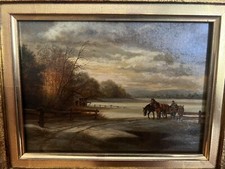 Antik Ölgemälde Ölbild