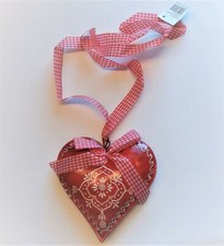 Deko Herz, Blech rot