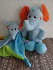 ?  Bambia Elefant Schmusetuch Kuscheltuch + Stofftier Baby Spielzeug Set ?